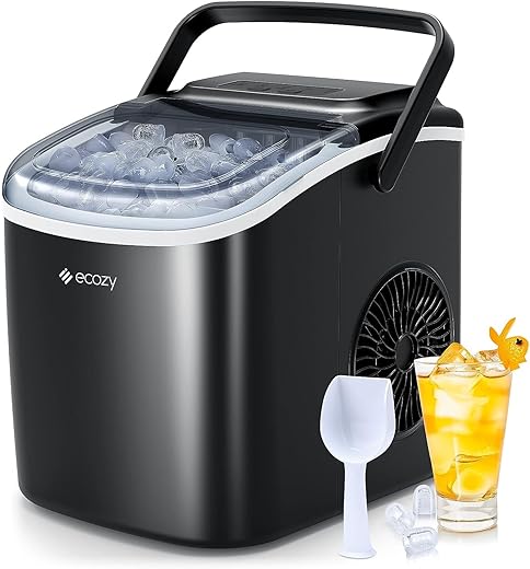 Ecozy Portable Ice Maker - Black: A Compact Cooling Solution