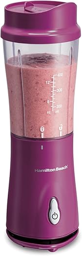 Hamilton Beach Portable Blender with Travel Cup: A Convenient Smoothie Solution