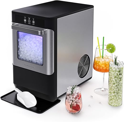 hOmeLabs Portable Nugget Ice Maker: Chill Anywhere!