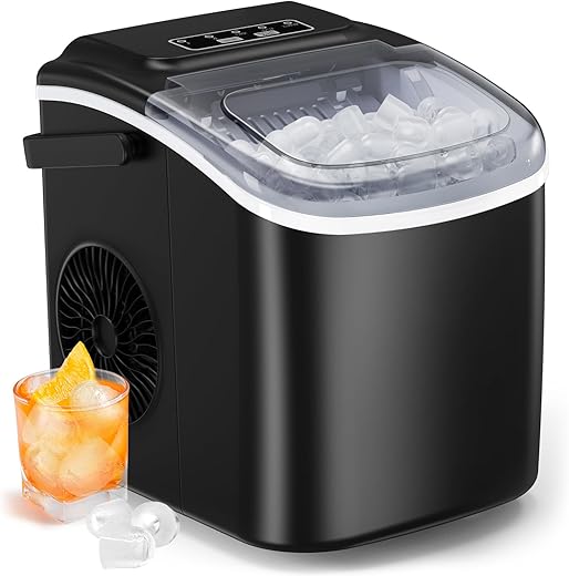 Silonn Countertop Ice Maker: Self-Cleaning Convenience