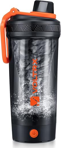 VOLTRX USB Rechargeable Protein Shaker 24oz - Blend Smoothly on the Go!