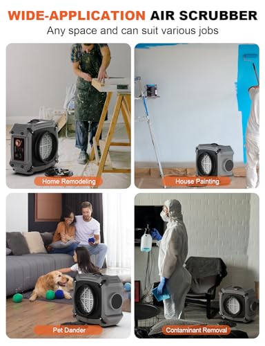 "Abestorm 4-Stage Air Scrubber with UV-C & HEPA Filter, 550CFM" - Image 8
