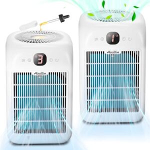 "2-Pack HEPA Air Purifiers for Large Rooms with Aromatherapy"