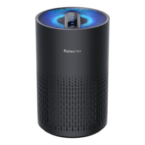 "AC400 Air Purifier: H13 HEPA Filter for Allergies & Odor"