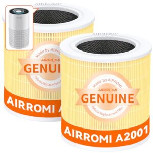 AIRROMI A2001 Filter – Best Air Purifier for Smoke, 2 Pack