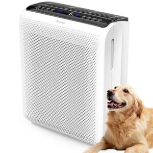 AROEVE Air Purifier for Hayfever & Large Rooms Up to 1504 Sq Ft