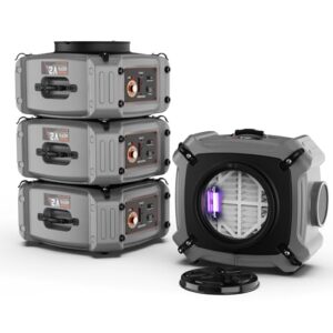 “Abestorm 4-Pack Air Scrubbers: UV-C, HEPA & MERV-10, 550 CFM”