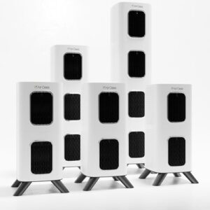 “Air Oasis iAdapt 2.0 HEPA Air Purifier Bundle – 5 Units”