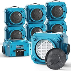 “AlorAir CleanShield HEPA 550: Durable Air Scrubber Pack of 8”
