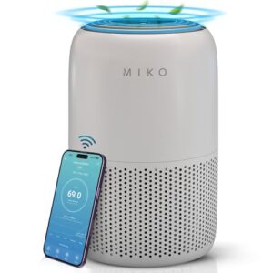  "Best Air Purifier for Home: MIKO 3-in-1 HEPA Filter & Wi-Fi"
