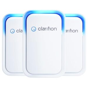 "Clarifion 3-Pack Air Ionizers - Quiet Negative Ion Air Freshener"