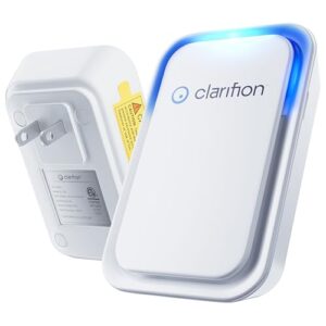 "Clarifion Mini Air Ionizer - Quiet Odor Eliminator for Home"