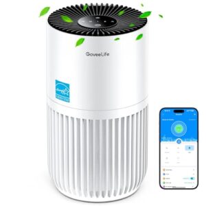 "Compact HEPA Air Purifier with Alexa, Timer & Aroma for Home"