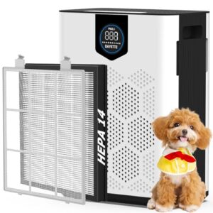 DAYETTE Air Purifier for Large Room – H14 HEPA Filter, 22dB
