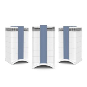 "IQAir GC MultiGas XE 3-Pack: Smart Air Purifier for Large Spaces"