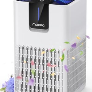 "MOOKA H13 HEPA Air Purifier for Large Rooms & Pets"