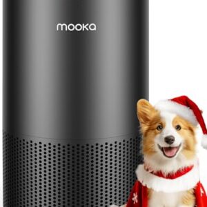 "MOOKA H13 True HEPA Air Purifier for Large Rooms & Pets"