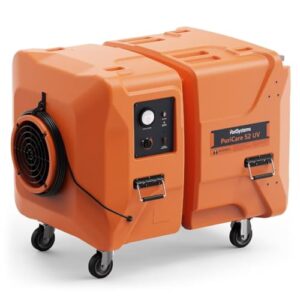“PURISYSTEMS 2000 CFM Air Scrubber: 3-Stage Filtration & UV-C”