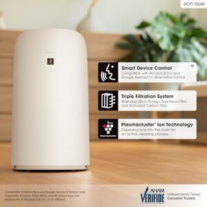 SHARP Air Purifier for Dust & Allergens, Alexa Compatible