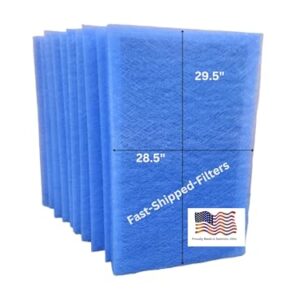 “10 Pack 30×32 Filter Pads for AlpinePure WaterFurnace – Blue”