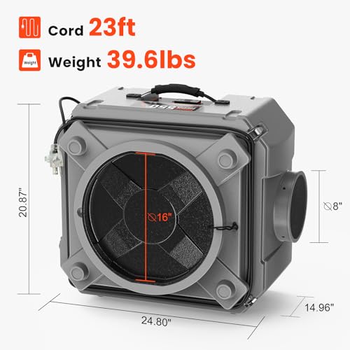 "Abestorm 3-Stage Air Scrubber: 550 CFM, Filters Included" - Image 2