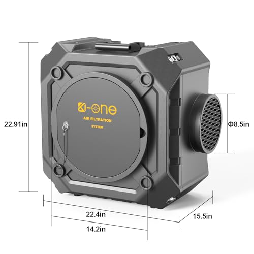 Heavy-Duty Air Scrubber & Purifier | 3-Stage HEPA Filter - Image 5