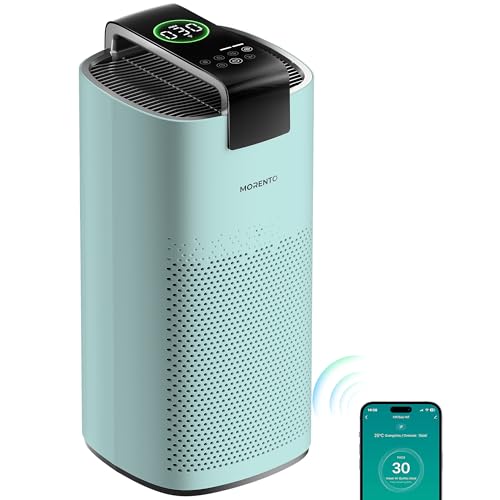 Air Purifier for Large Room - MORENTO Smart WiFi HEPA Filter