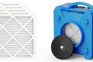 “CADPXS Shield-550 Air Scrubber + 5 MEVR-10 Filters – HEPA Clean”
