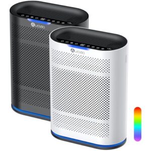 KQ-36 Air Purifier for Cat Allergies – White/Black Design
