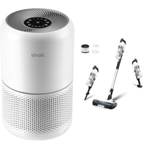 “LEVOIT Air Purifier & Cordless Vacuum: Clean Air & Surfaces”