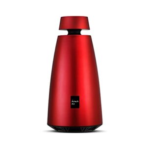 “PSI/PHIT™ Air Purifier – Smart & Sleek Metallic Crimson Design”