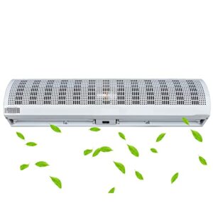 “Quiet 36″ Wall Mounted Air Curtain – 2 Speeds, Slim Design”