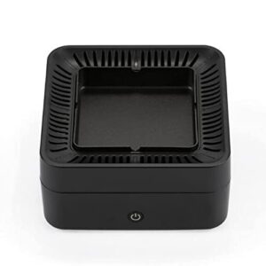 “Self-Cleaning Ashtray with LED, USB Rechargeable Air Purifier”