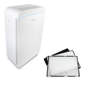 TRIO PLUS HEPA Air Purifier for Dust – Bundle & Extra Filters