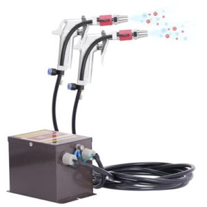 YUCHENGTECH Ionizing Air Gun Static Eliminator – 2 Guns + HV Gen
