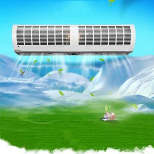 “ZJTY 1.8m Silent Air Curtain: Strong Wind, Hot & Cold Isolation”
