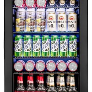 Feelfunn 3.2 Cu.Ft Mini Fridge – 126 Can Beverage Cooler